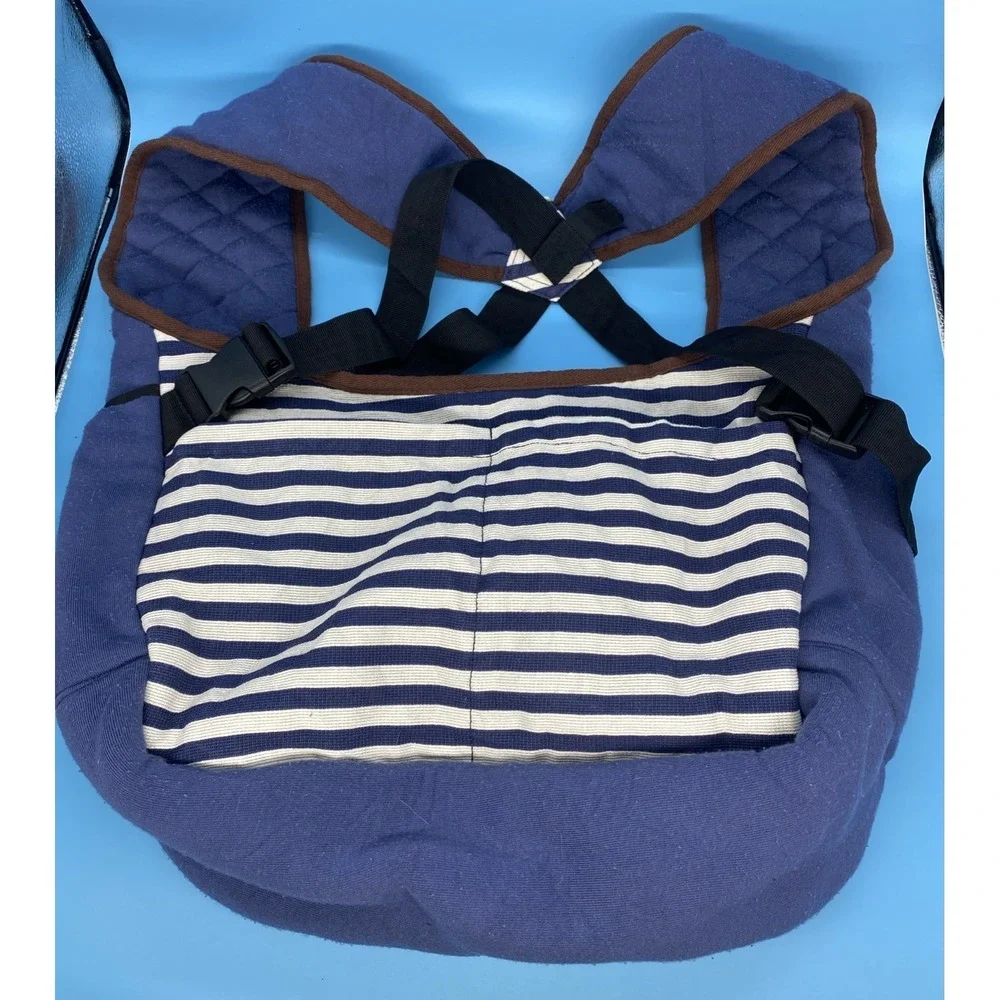 ALFIE 3 Mountain Rescue Service Dog Carrier Navy White Stripe EUC Companion Pet
